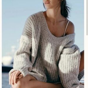 Free People Blue Bell Sweater
